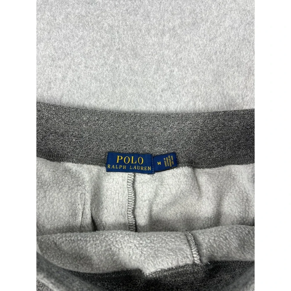 Polo Ralph Lauren Tapered Jogger Pants Mens M Heather Gray Fleece Sweatpants